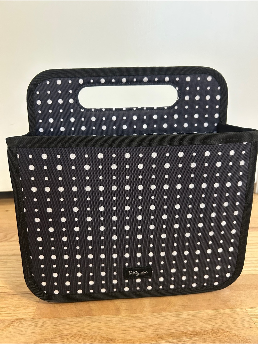 thirty-one Black and White storage caddy